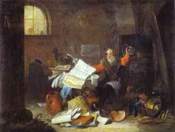 The Alchemist by David Teniers the Younger