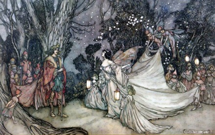 'The Meeting of Oberon and Titania' - Arthur Rackham